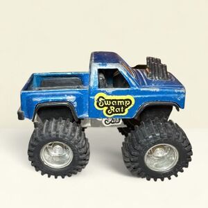 SWAMP RAT Custom Ford F-150 Monster Truck Tootsietoy Blue Diecast Toy Vehicle